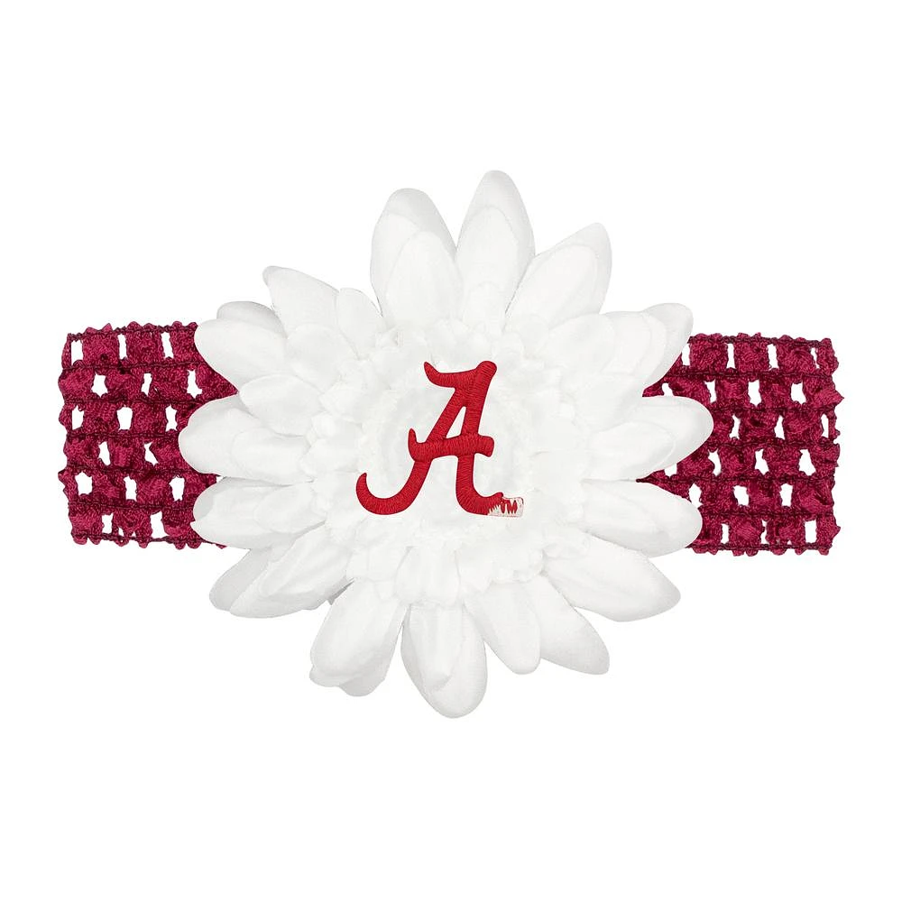 Alabama Infant Daisy with Logo Patch Headband