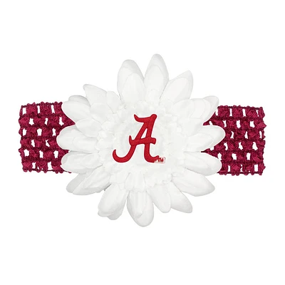 Alabama Infant Daisy with Logo Patch Headband