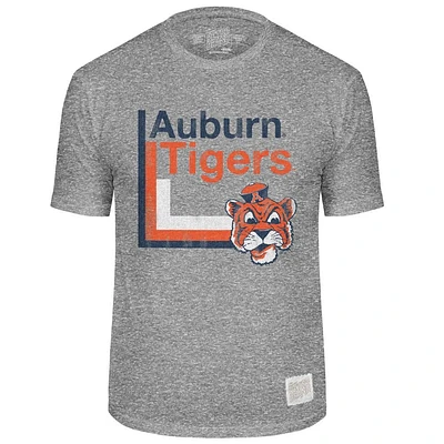 Auburn Retro Brand Lined Mascot Streaky Tee