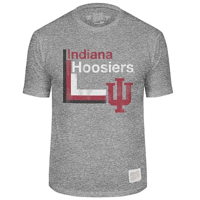 Indiana Retro Brand Lined Mascot Streaky Tee