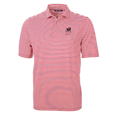 Georgia Cutter and Buck Alumni Micro Stripe Eco Pique Polo