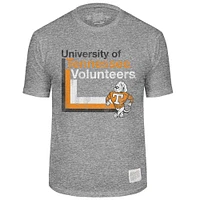 Tennessee Retro Brand Lined Mascot Streaky Tee