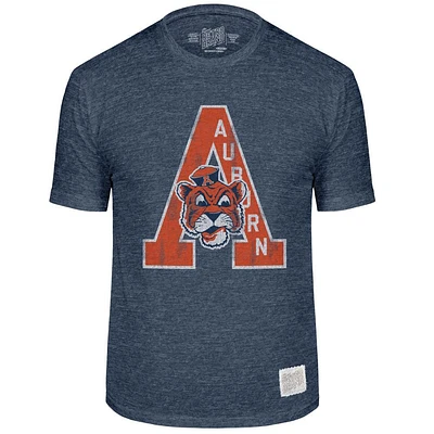 Auburn Retro Brand Giant Vault Logo Streaky Tee