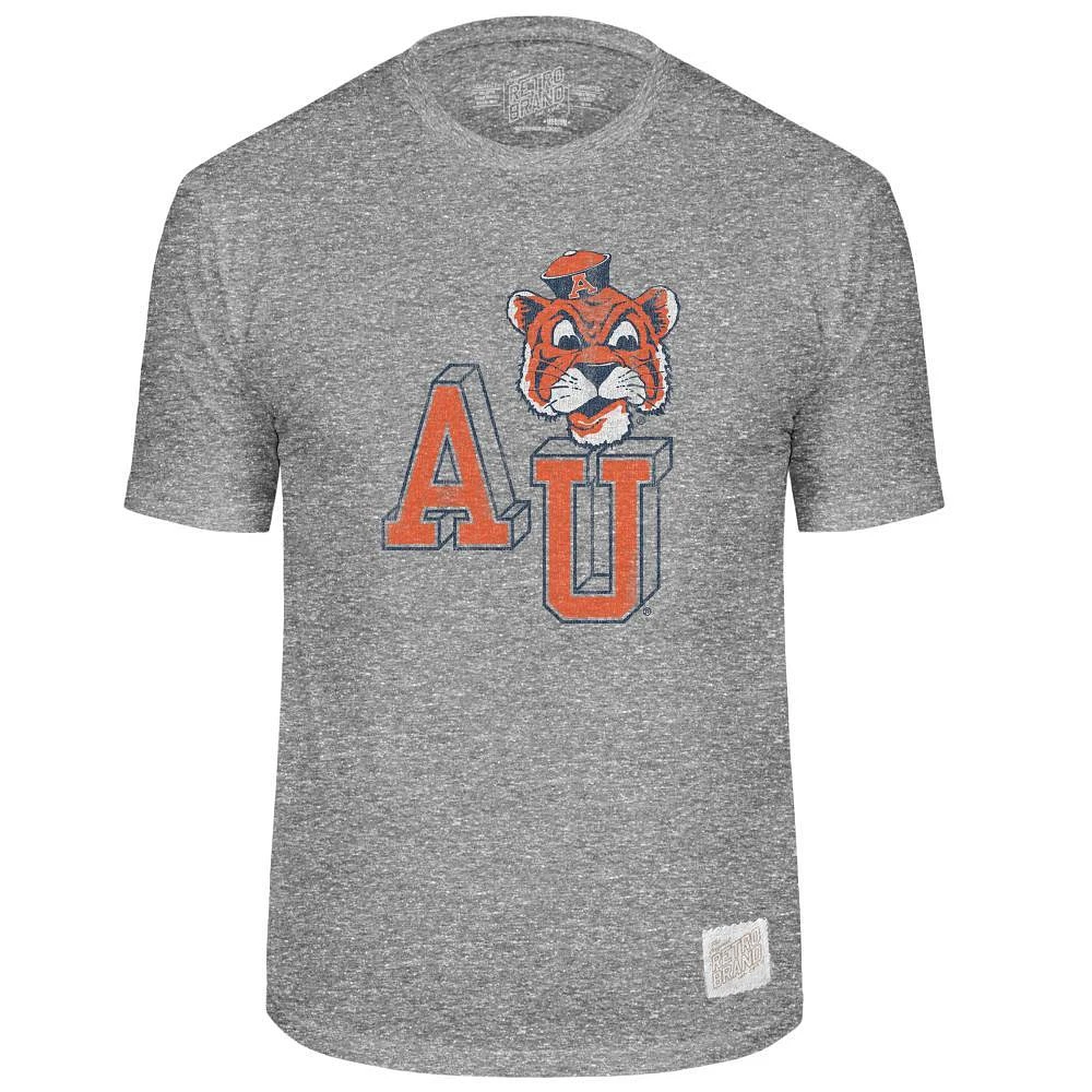 Auburn Retro Brand Vault Mascot Streaky Tee