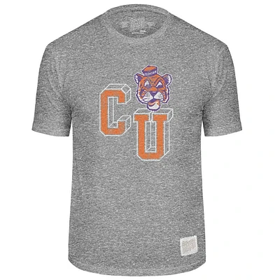 Clemson Retro Brand Vault Mascot Streaky Tee