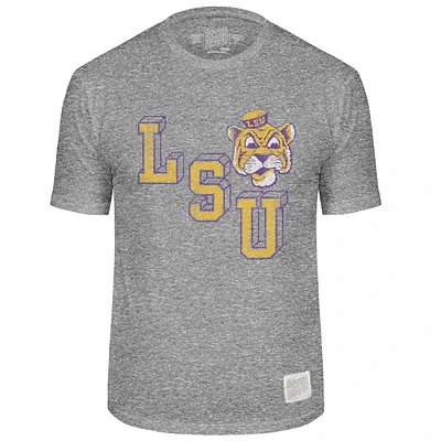 LSU Retro Brand Vault Mascot Streaky Tee