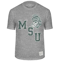 Michigan State Retro Brand Vault Mascot Streaky Tee