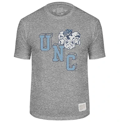 UNC Retro Brand Vault Mascot Streaky Tee