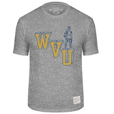 West Virginia Retro Brand Vault Mascot Streaky Tee