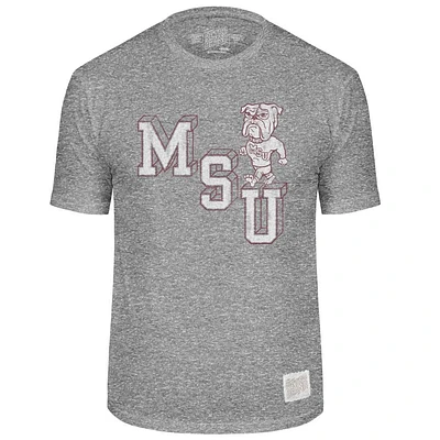 Mississippi State Retro Brand Vault Mascot Streaky Tee