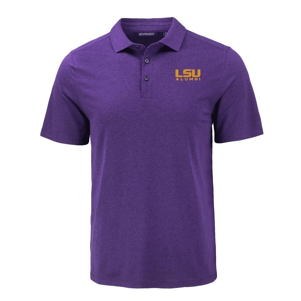 LSU Cutter & Buck Alumni Coastline Epic Comfort Eco Polo