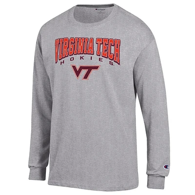 Virginia Tech Champion Arch Mascot Long Sleeve Tee