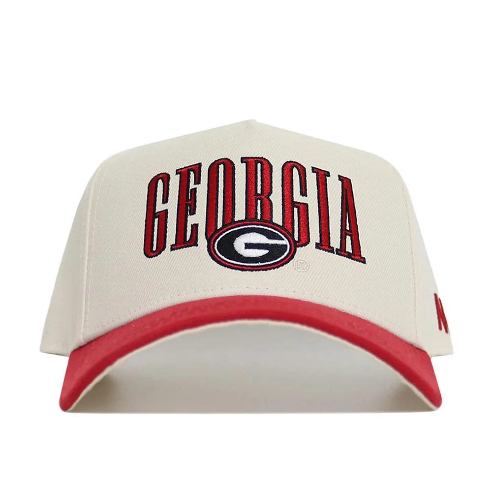 Georgia No Rivals Retro Block 5 Panel Structured Cap