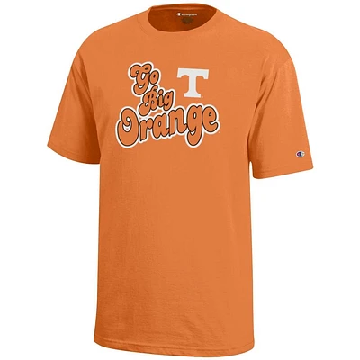 Tennessee Champion YOUTH Go Big Orange Stack Tee