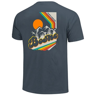 Boone Bright Stripe Mountain Comfort Colors Tee