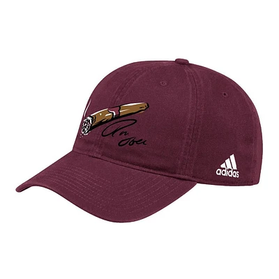 Mississippi State Adidas Ron Polk Adjustable Washed Slouch Cap