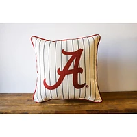 Alabama Baseball Pinstripe Pillow