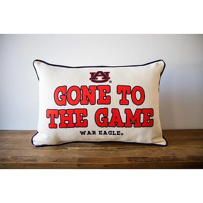 Auburn Gone to the Game Pillow