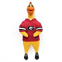 Georgia Littlearth Rubber Chicken Pet Toy