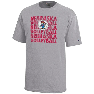 Nebraska Champion YOUTH Volleyball Repeat Tee