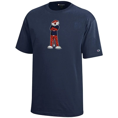 Auburn Champion YOUTH Giant Logo Standing Aubie Tee