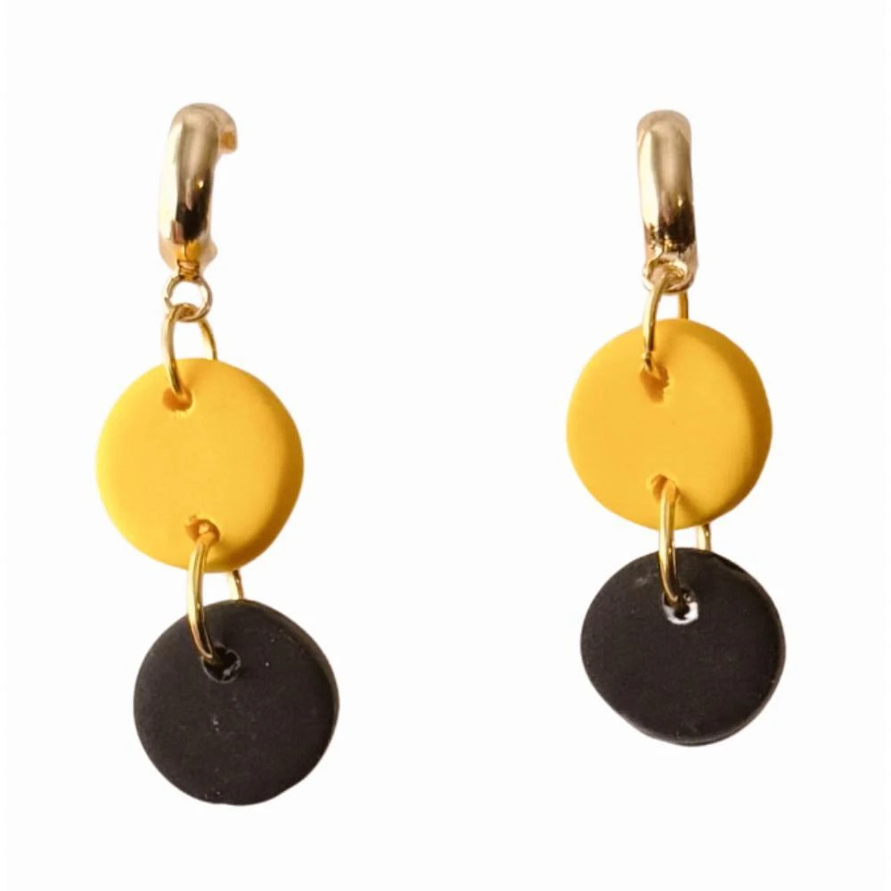 and Sweet Tree Jewelry Ember Double Circle Drop Earrings