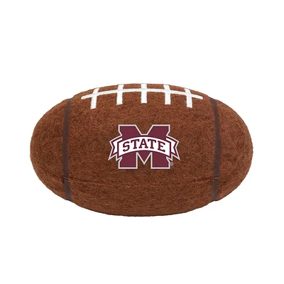 Mississippi State Littlearth Tough Chewer Football Dog Toy