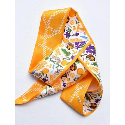 Tennessee Saturday Silks Skinny Scarf