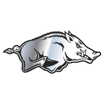  Arkansas Razorbacks Chrome Logo Magnet 3 