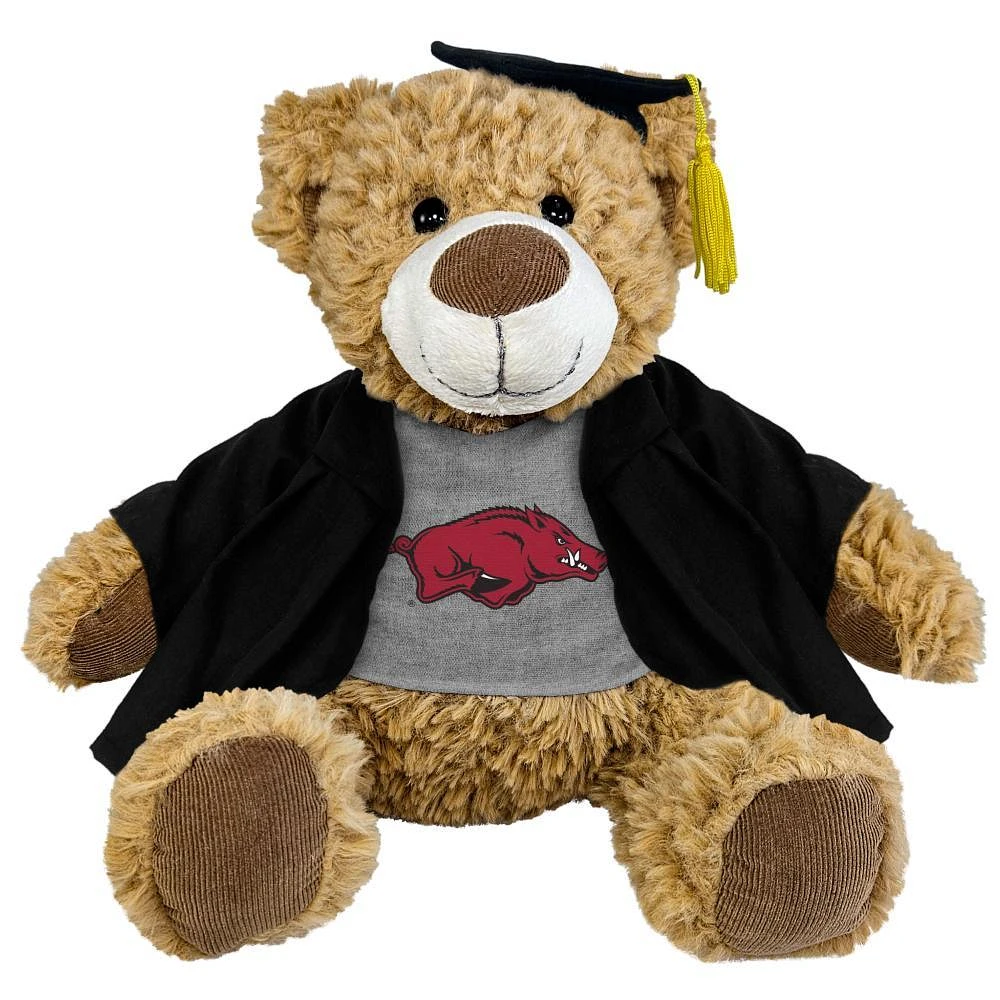 Arkansas 8.5 Inch Abby Graduation Plush Bear