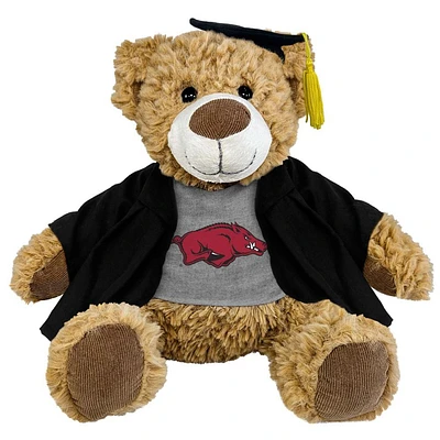 Arkansas 8.5 Inch Abby Graduation Plush Bear