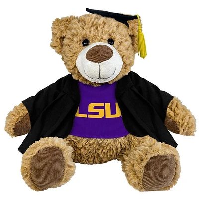 LSU 8.5 Inch Abby Graduation Plush Bear