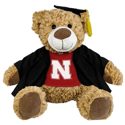 Nebraska 8.5 Inch Abby Graduation Plush Bear