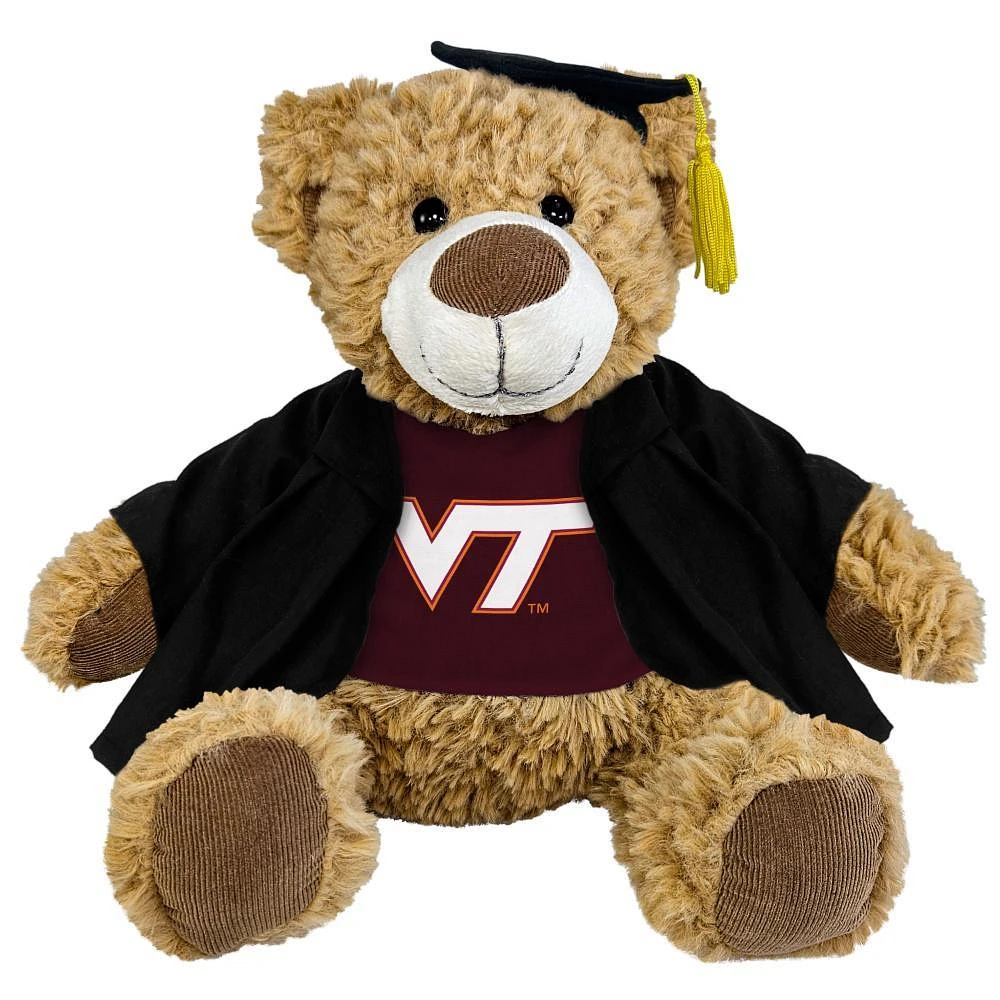 Virginia Tech 8.5 Inch Abby Graduation Plush Bear