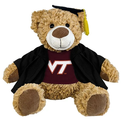 Virginia Tech 8.5 Inch Abby Graduation Plush Bear