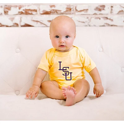 LSU Infant Baseball Onesie