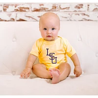 LSU Infant Baseball Onesie