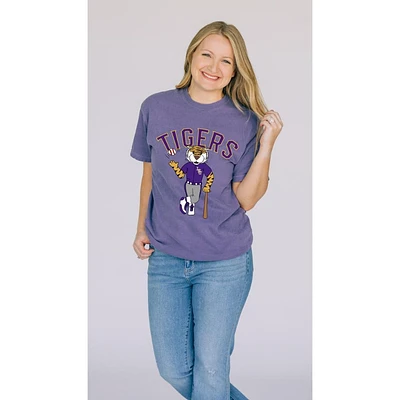 LSU Baseball Mike Comfort Colors Tee