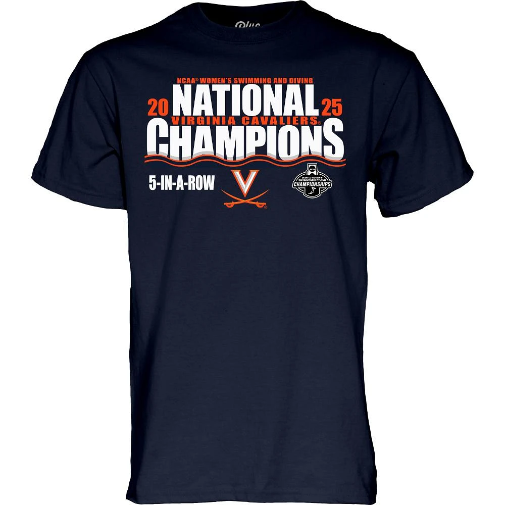 Virginia 2025 NCAA Women's Swim/Dive National Champions Tee