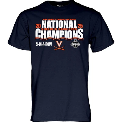 Virginia 2025 NCAA Women's Swim/Dive National Champions Tee