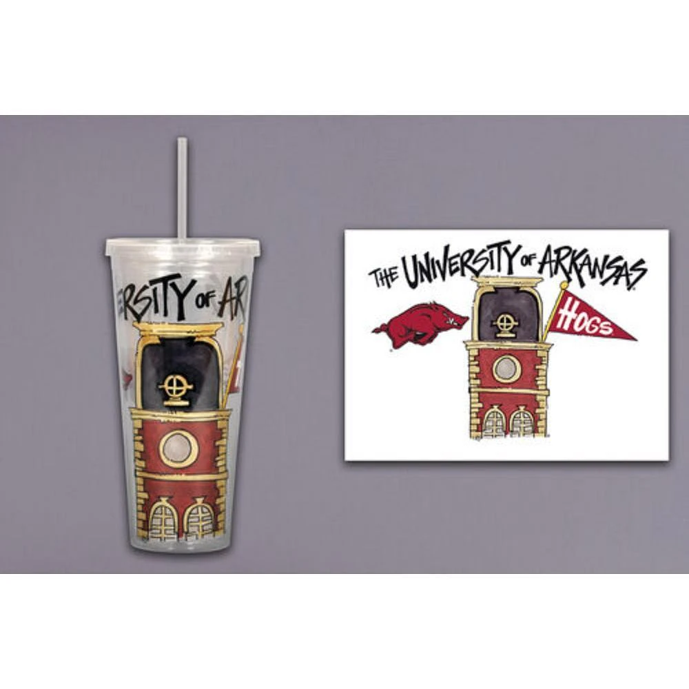 Arkansas Magnolia Lane 22 Oz Landmark Tumbler