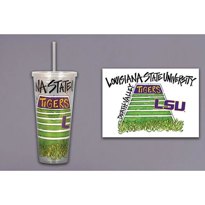 LSU Magnolia Lane 22 Oz Landmark Tumbler