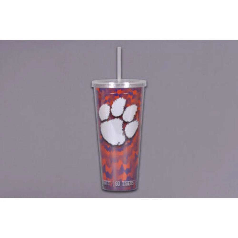 Clemson Magnolia Lane 22 Oz Tie Dye Tumbler