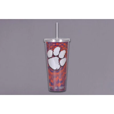 Clemson Magnolia Lane 22 Oz Tie Dye Tumbler