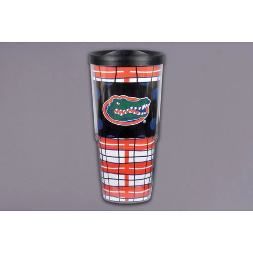 Florida Magnolia Lane 24 Oz Plaid Tumbler