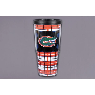 Florida Magnolia Lane 24 Oz Plaid Tumbler