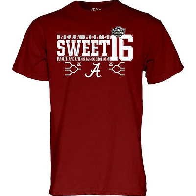 Alabama 2025 Men's Basketball Sweet 16 Tee