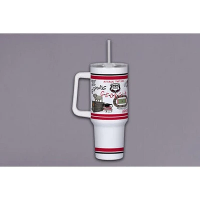 Georgia Magnolia Lane 40 Oz Multi Icons Tumbler