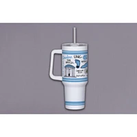 UNC Magnolia Lane 40 Oz Multi Icons Tumbler