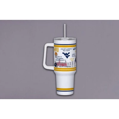 West Virginia Magnolia Lane 40 Oz Multi Icons Tumbler